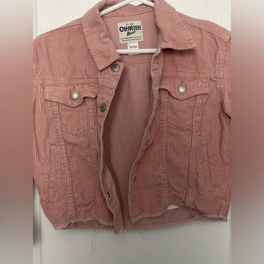 Osh Kosh B’Gosh Girls Corderoy Crop Jacket Size 10 - Picture 4 of 4